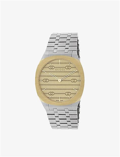 mens gucci watches selfridges|gucci slides women's selfridges.